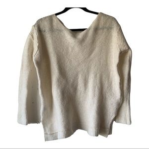 Free people knit v neck sweater